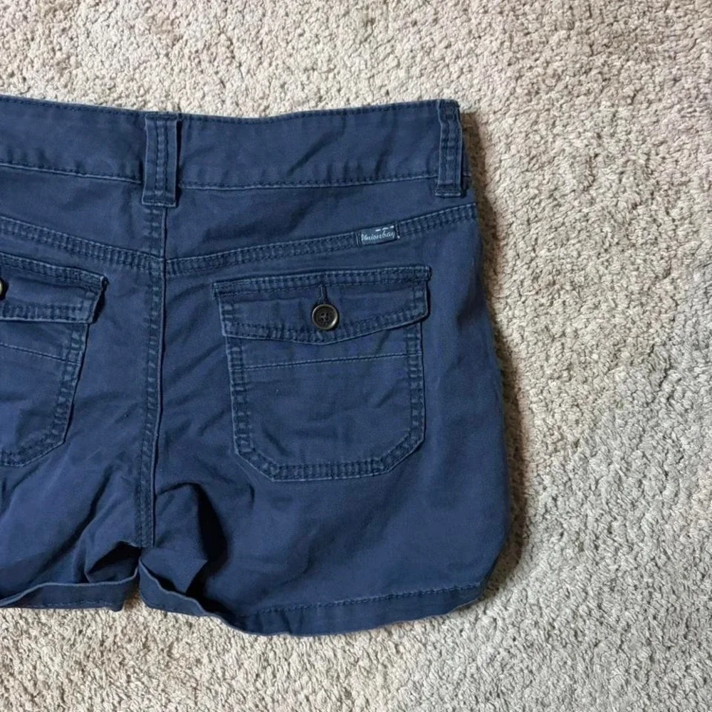 Unionbay micro shorts Size 3 y2k blue mini micro summer preppy